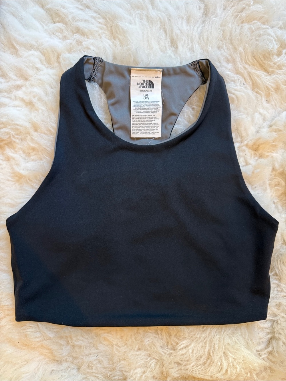 The North Face Black Racerback FLASHDRY Sports Bra